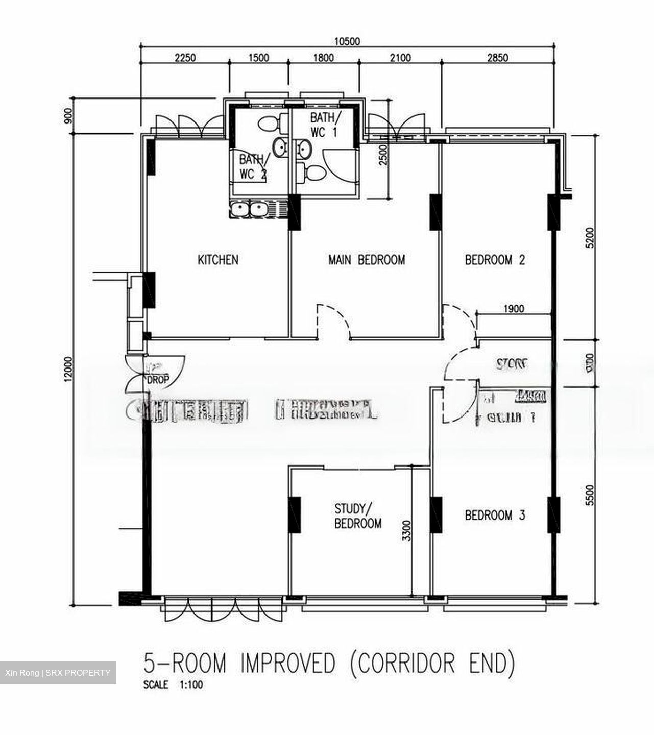 Blk 196 Pasir Ris Street 12 (Pasir Ris), HDB 5 Rooms #460248751